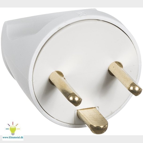 Stikprop M/J Edb Rund Hvid