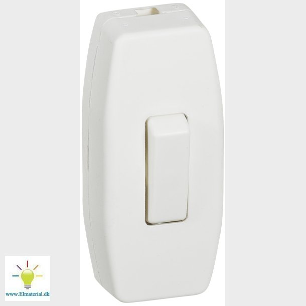 Gennemgangsafbryder Hvid