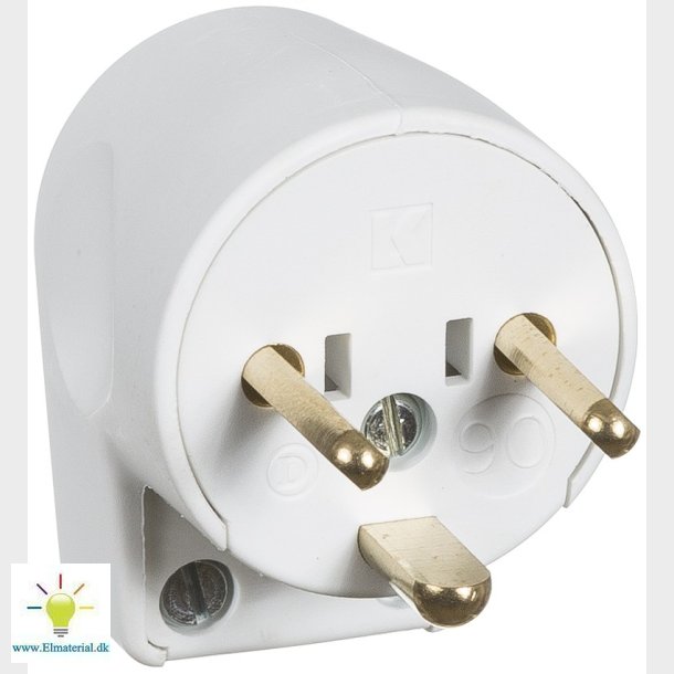 Stikprop M/J Edb Vinkel Hvid