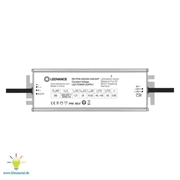 Led-drivrutin Pfm 250W 24V P