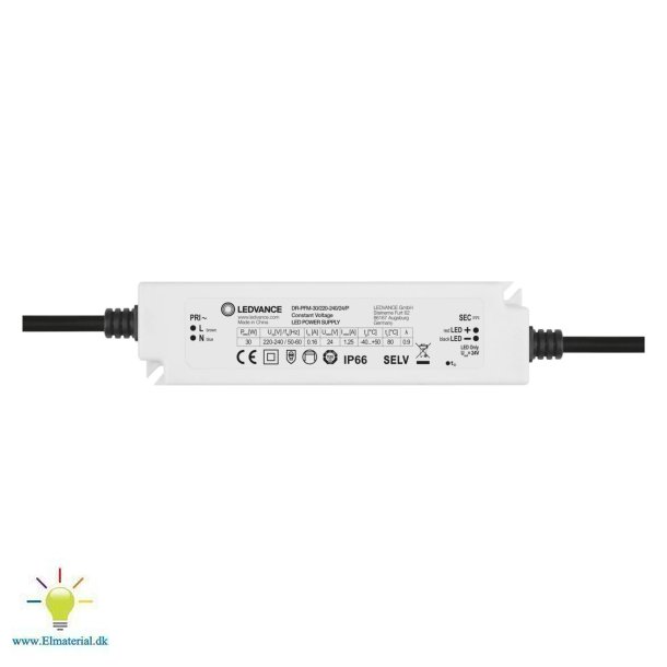 Led-drivrutin Pfm 30W 24V P