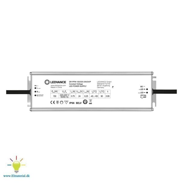 Led-drivrutin Pfm 150W 24V P
