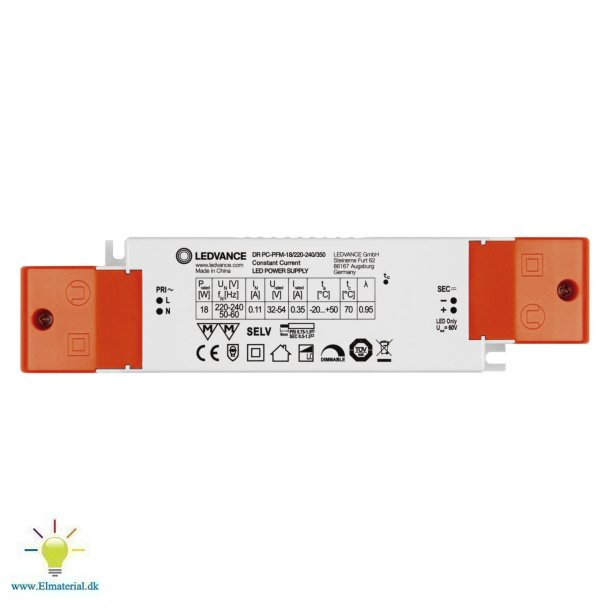 Led-drivrutin Pc-Pfm 18W 350Ma