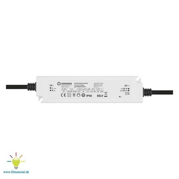 Led-drivrutin Pfm 60W 24V P
