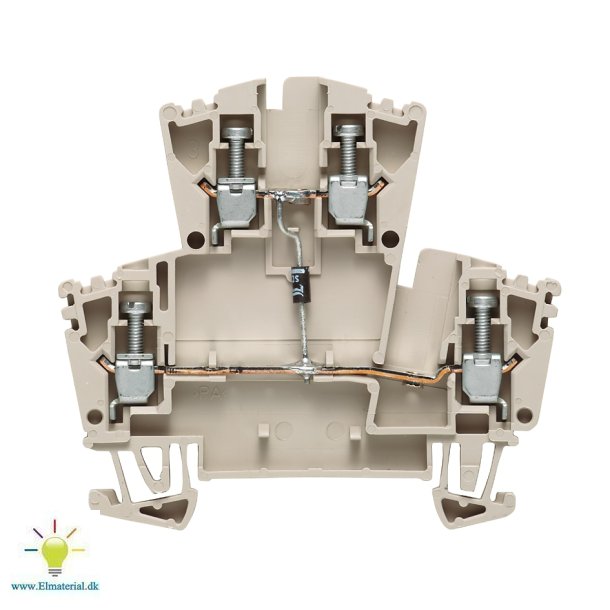 Dobbeltklemme Wdk 2,5D M/Di.