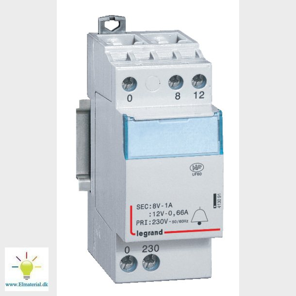 Ringetrafo 8V/12V Ac 8Va