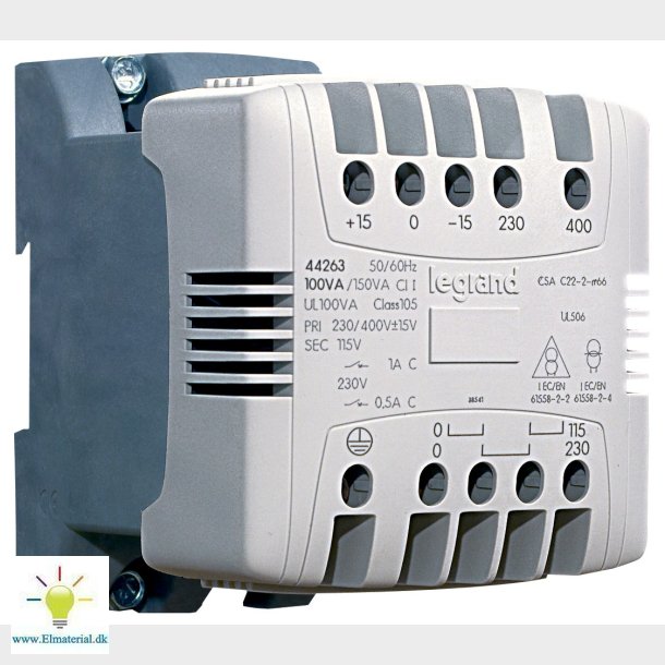 Transf 230/400V-115/230V 100Va