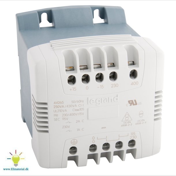 Transf 230/400V-115/230V 250Va