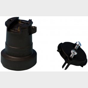 Platt kabelfäste E27