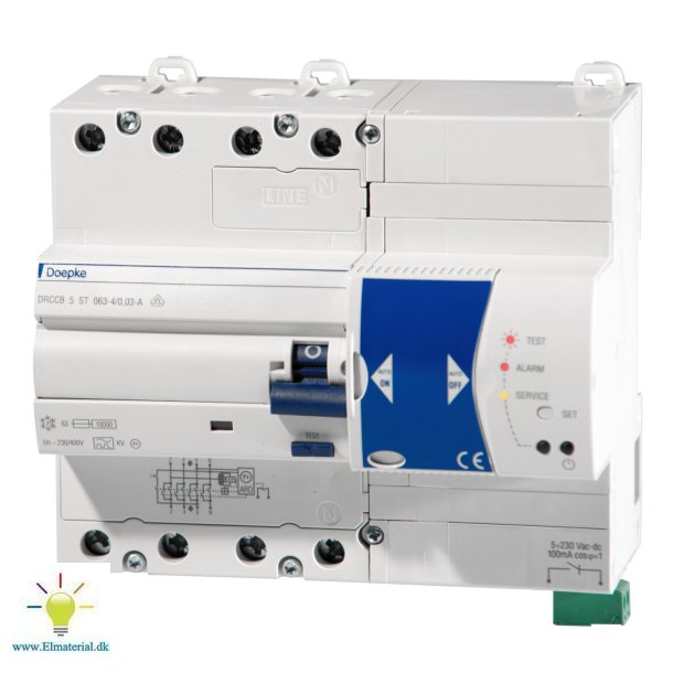 Hpfi 4P 63A 30Ma Ac / Dc Drccb5