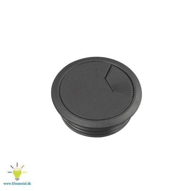 Bordgennemfr.Flange 60 Sort