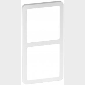 Fuga Slim Ramme 2X1M Hvid