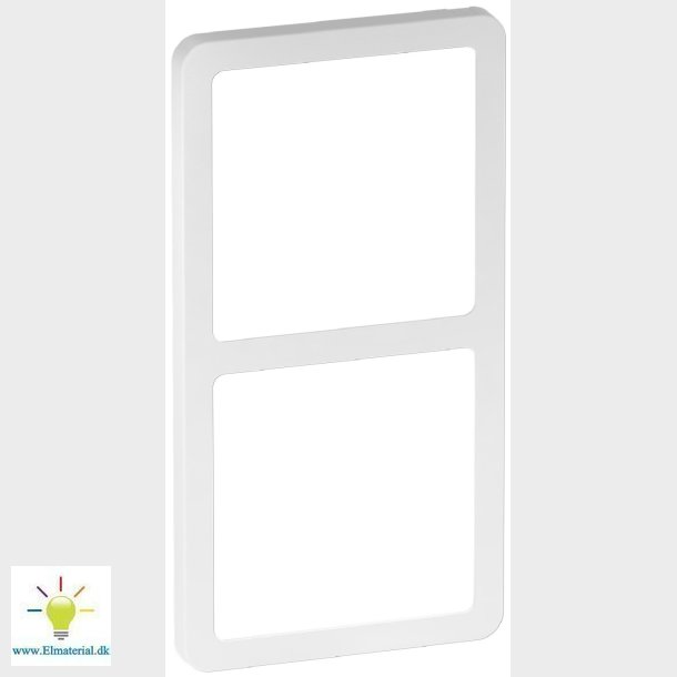 Fuga Slim Ramme 2X1M Hvid