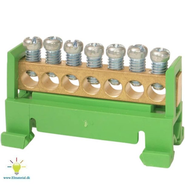 Jordklemme Pe7 7X16Mm2 Grn