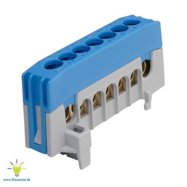 Nulklemme N12-F2 12X16 Bl