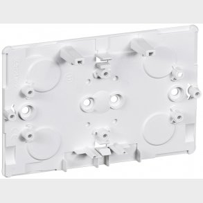 Klicka p Dubbel bottenplatta Vit