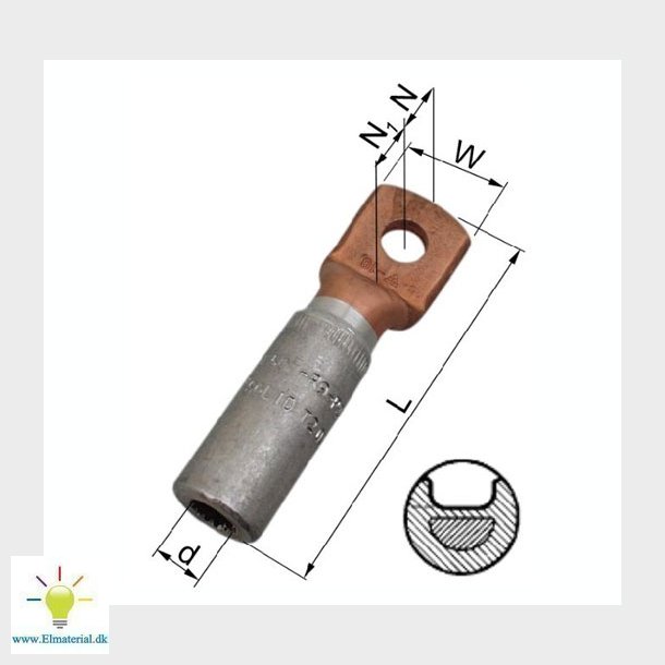 Kabelsko Al/Cu Akk150-12 M12