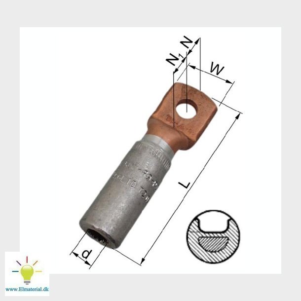 Kabelsko Al/Cu Akk185-12 M12