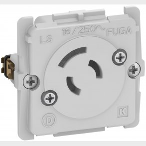 Fuga Lampestikkontakt 2L+J Ua