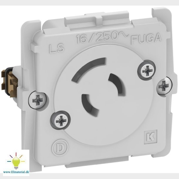 Fuga Lampestikkontakt 2L+J Ua