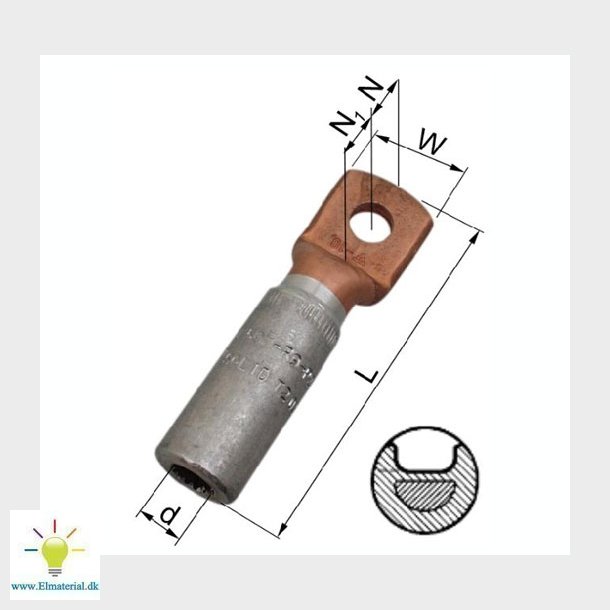 Kabelsko Al/Cu Akk240-12 M12