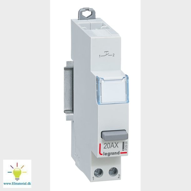 Trykknap 1Sl U/Indikator Cx3