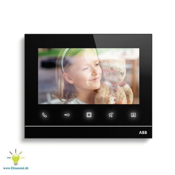 Video-Svartelefon 7" Sort