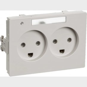 Clicl Stikk.Dobb.2P + J 13A 250V