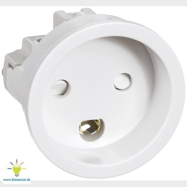 Indbygningstikkontakt M/J Hvid
