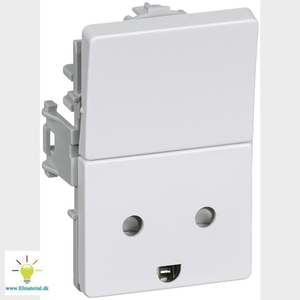 Clic Stikkontakt Hvid