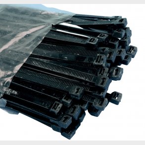 Kabelbindere 7.6X450 Svart (100)