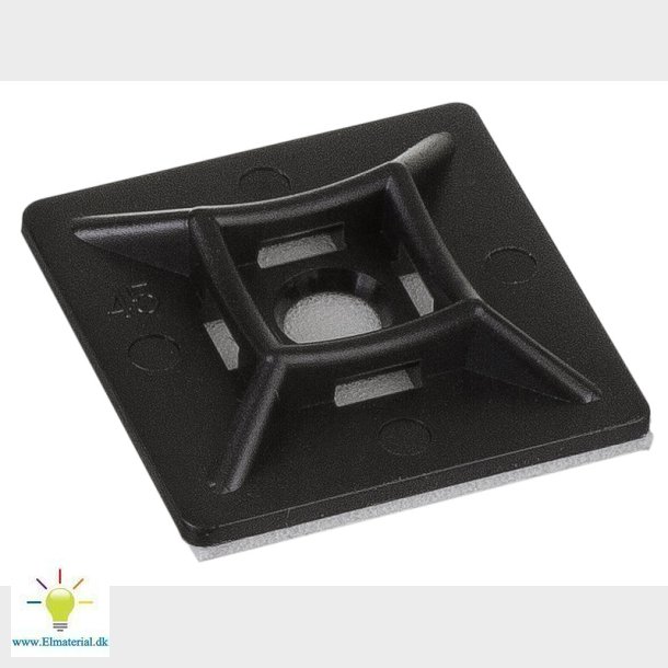 Kabelbinderhllare 28X28 Svart