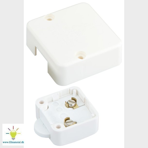 Skabsafbryder M/Bagplade Hvid