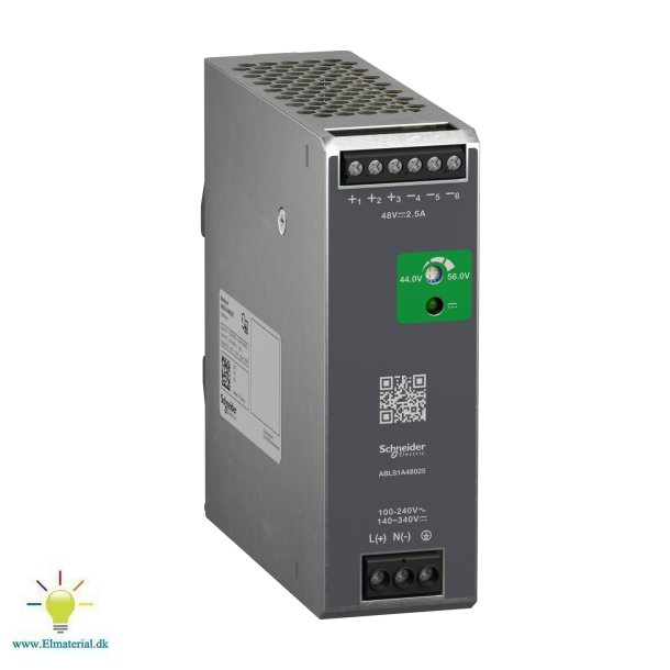Strmforsyning 48V 2,5A 1F Opt