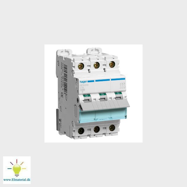 Automatsikring C 25A 3P 10Ka