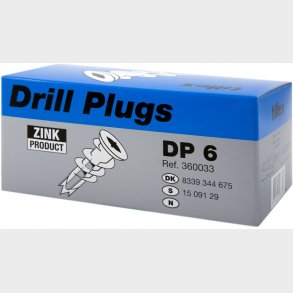 Pluggar Borr Dp-6 37Mm-50 Zink