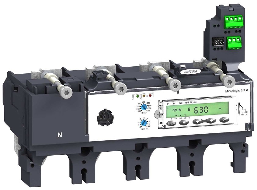 Relæ Micrologic 6.3A 4P 400A - El varekartotek - El og Vvs Materialer ...