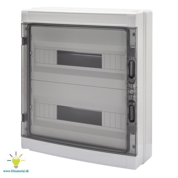Gruppetavle 2X18Modul Ip65