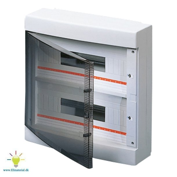 Gruppetavle 3X18M Hvid Ip40