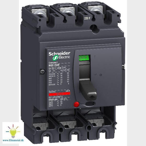Maks.Afbr. Nsx250L U/Rel 3P