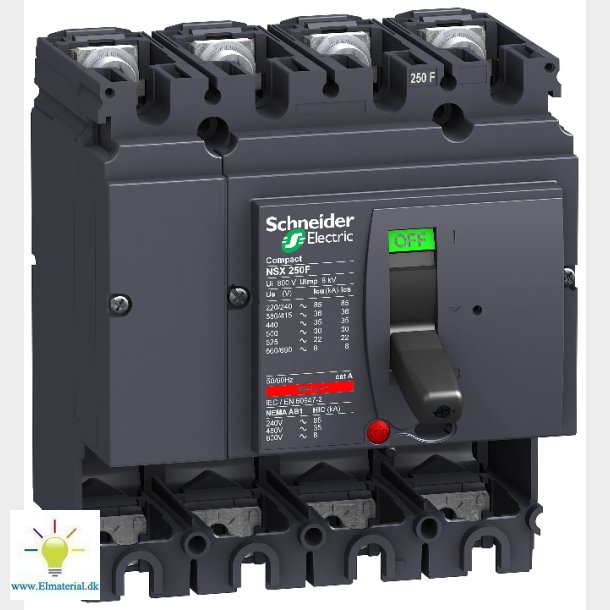 Maks.Afbr. Nsx250H U/Rel 4P