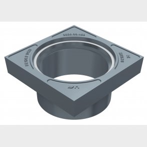 425X250Mm Ram Fyrkantig Fast