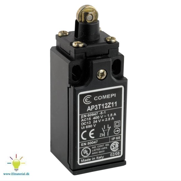 Endestop Stift M.Nylon Rulle