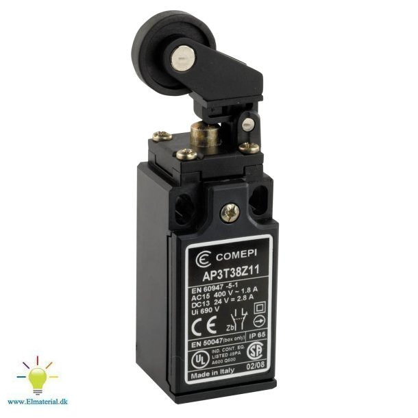 Endestop Just.Plastik Rulle