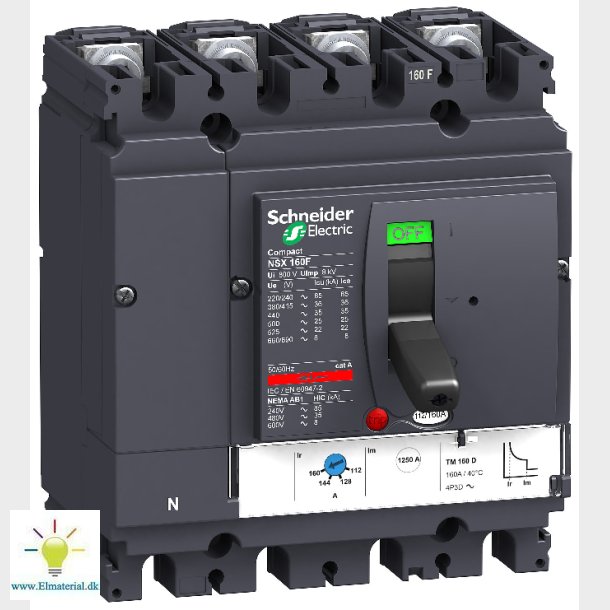 Maks.Afbr. Nsx160H+Tm125D 4P4D