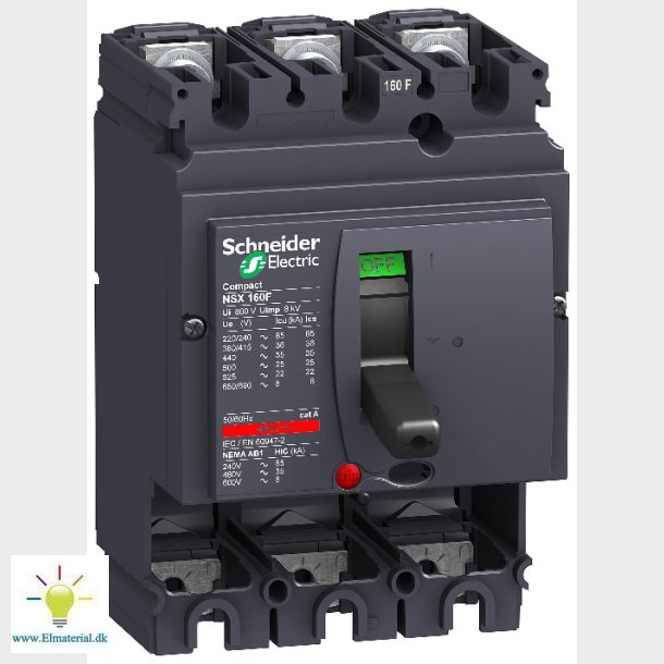 Maks.Afbr. Nsx160L U/Rel 3P