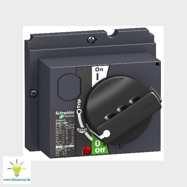 Drejehndtag Sort T/ Nsx100-25