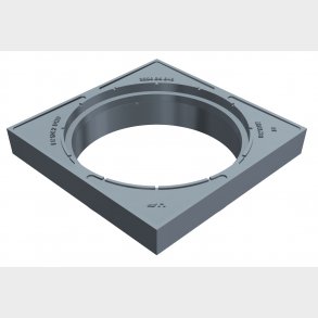 600X170Mm Ram Fyrkantig Fast