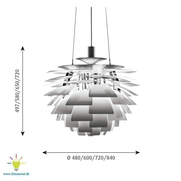 Ph Art 600 Led 27K Wb B. Stl