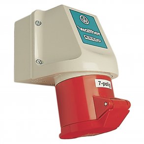 Cee Vägguttag 32A 7P M/Ds Ip44